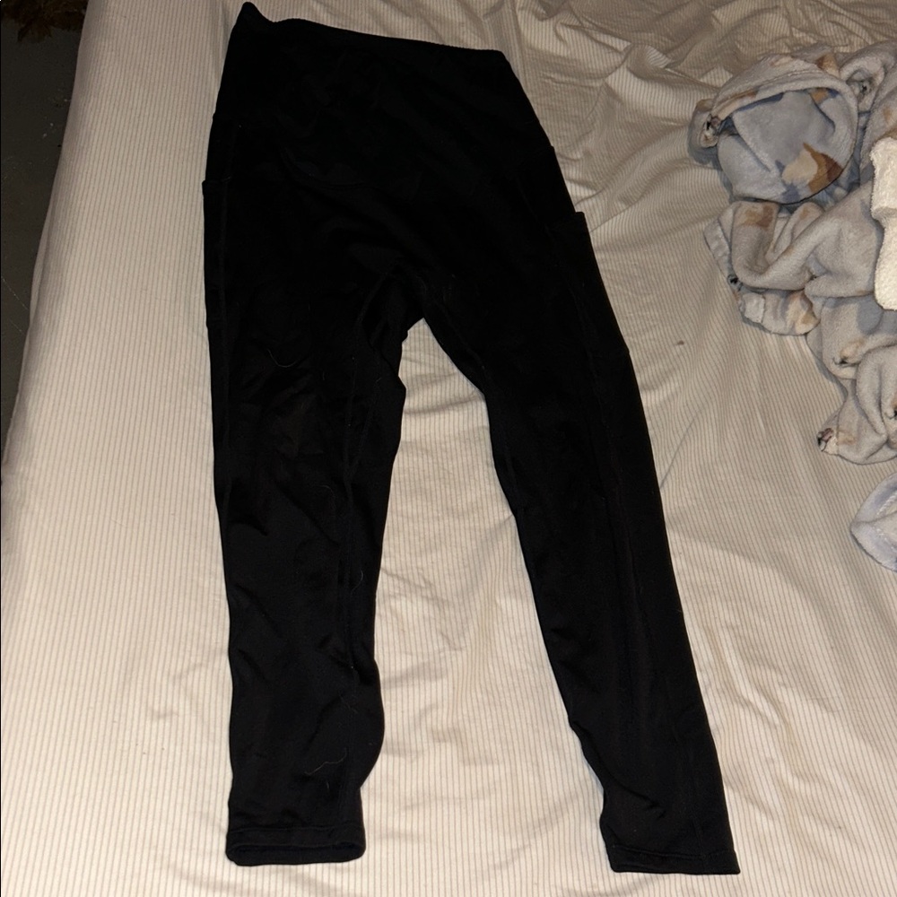 Maternity Black High-Waisted Leggings